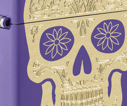 Golden Sugar Skull Design