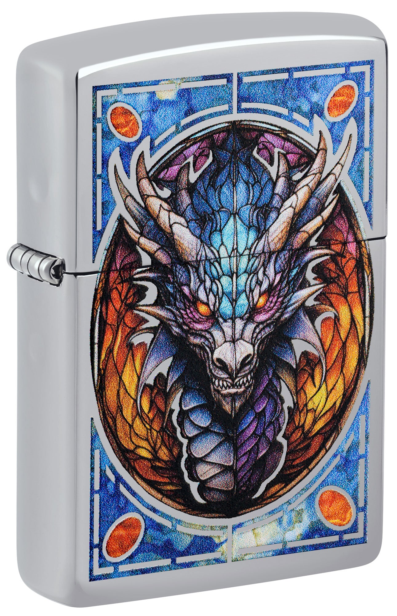 Stained Glass Dragon Design
