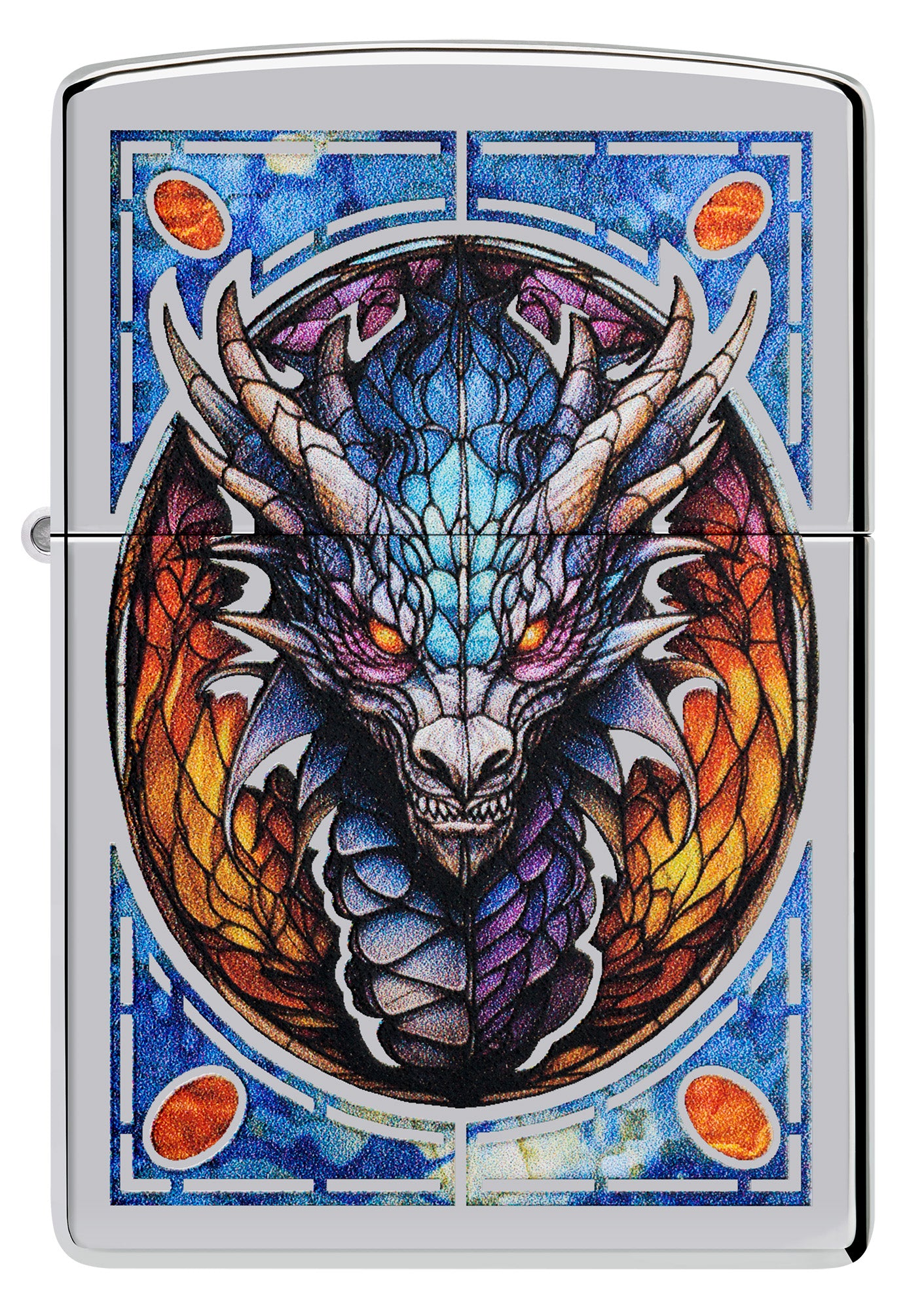 Stained Glass Dragon Design