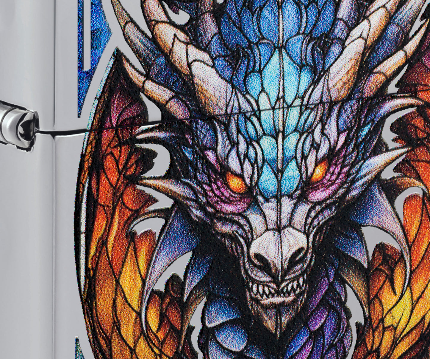 Stained Glass Dragon Design