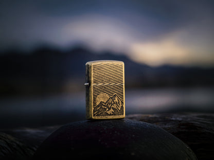 Etched Mountains Design