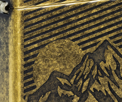 Etched Mountains Design