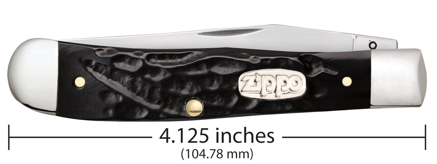 Rough Black Synthetic Trapper