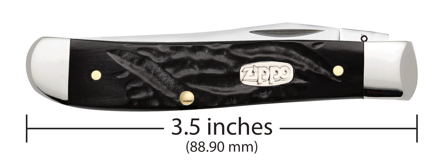 Rough Black Synthetic Mini Trapper