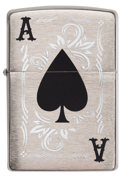 Zippo lighter with Ace of Spades design P1