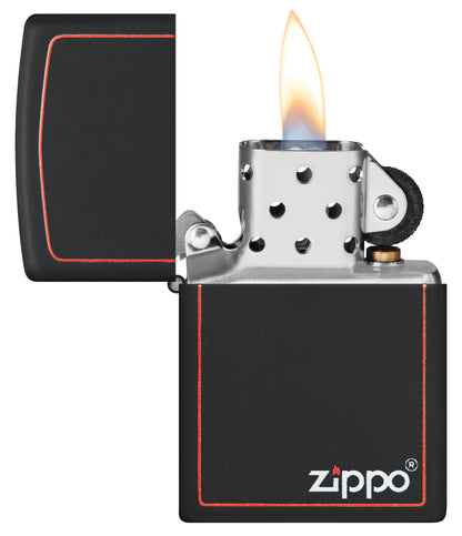 Zippo Design Black Matte