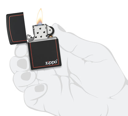 Zippo Design Black Matte