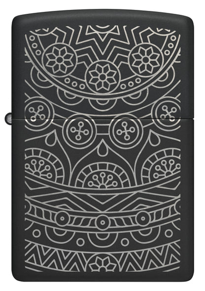 Ornate Pattern Design CR Black Matte