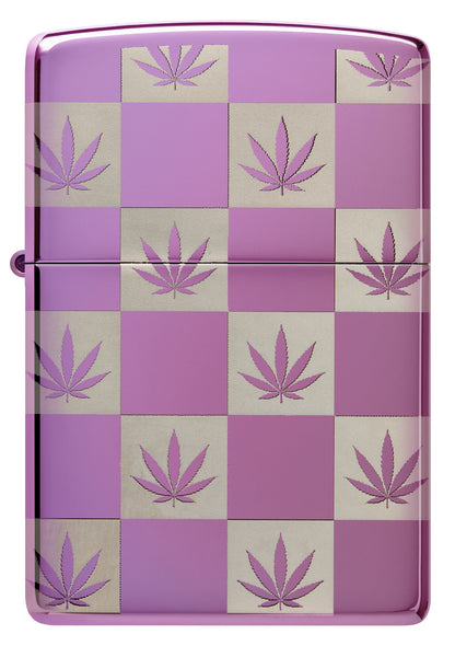 Checkered Cannabis Design
