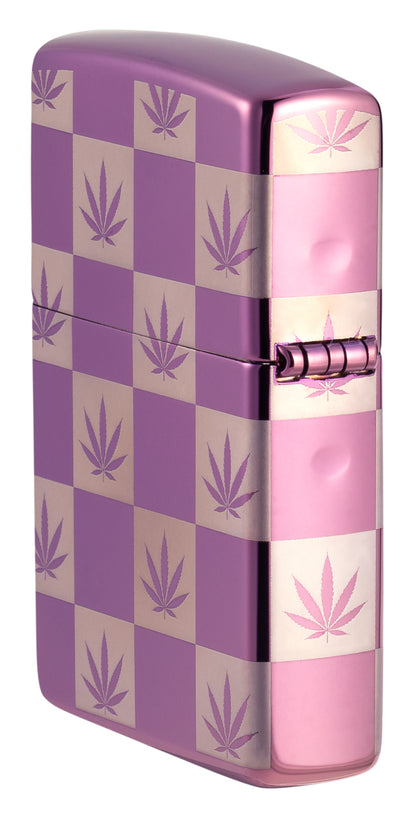 Checkered Cannabis Design