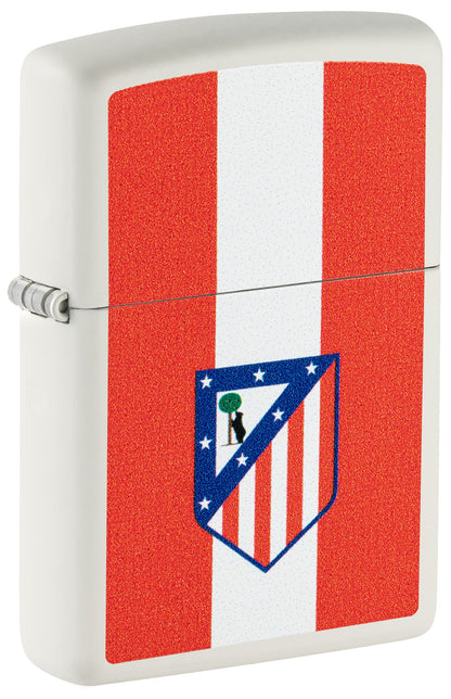 Atlético de Madrid Stripes Logo Design