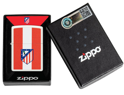 Atlético de Madrid Stripes Logo Design