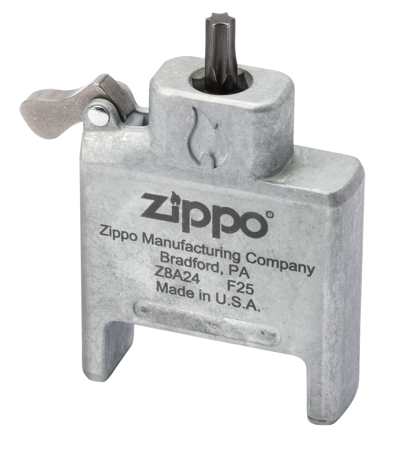 Bit Safe Screwdriver with Brushed Chrome Case