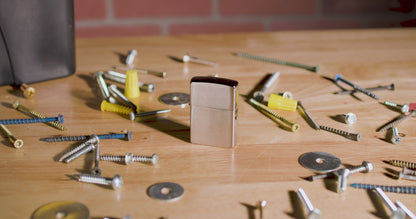 Bit Safe Screwdriver with Brushed Chrome Case