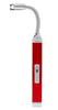 Rechargeable Candle Lighter Candy Apple Red front, with lit arc