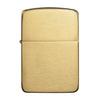 Zippo Lighter 1941 Replica front view in brushed brass in gold