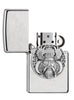 Odin Emblem Brushed Chrome Windproof Lighter Online Only