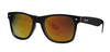 Front View 3/4 Angle Zippo Sunglasses Square Black With Orange Lenses