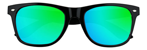 Front View Zippo Sunglasses Square Black