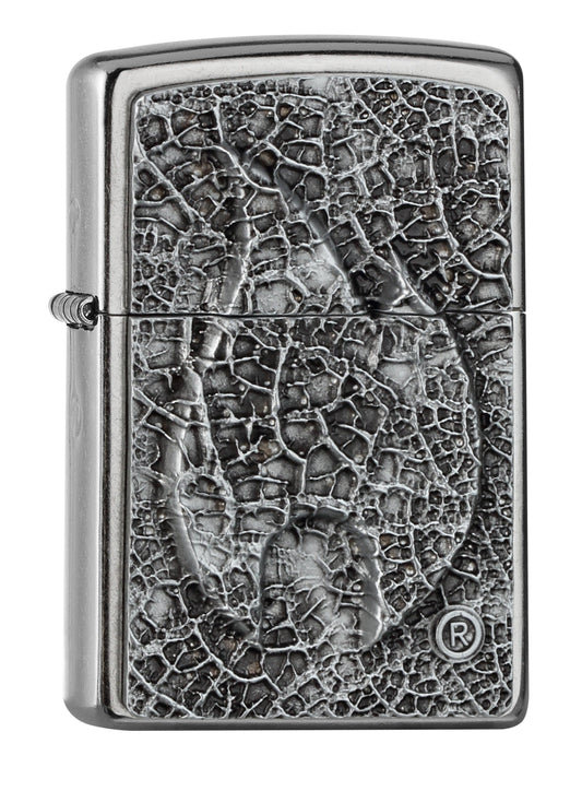 Zippo Flame Leaf Design Windproof Lighter