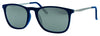 Front View 3/4 Angle Zippo Sunglasses Square Blue