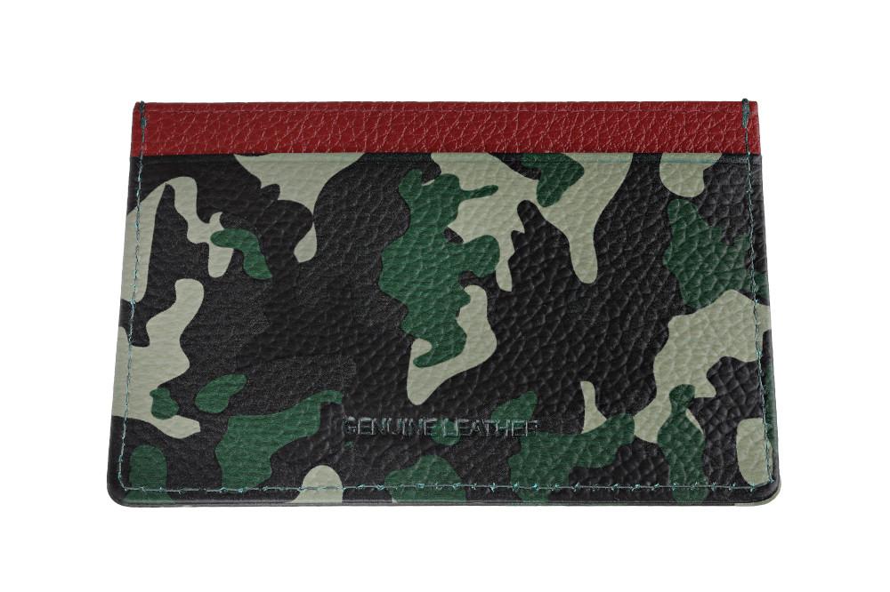Credit Card Holder Camo Green