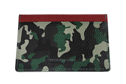 Credit Card Holder Camo Green