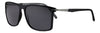 Front View 3/4 Angle Zippo Sunglasses Square Black