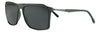 Front View 3/4 Angle Zippo Sunglasses Square Grey