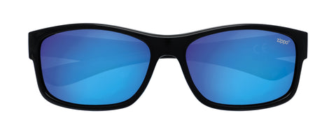 Zippo Sunglasses Front View Sports Glasses In Black Blue