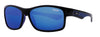 Zippo Sunglasses Front View ¾ Angle Sports Glasses In Black Blue