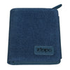 Denim Bi-Fold Zipper Wallet