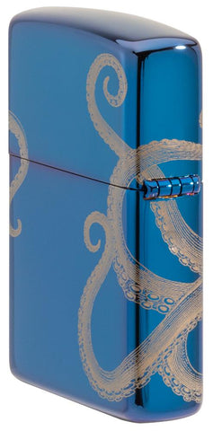 Blue 360° Octopus Design Windproof Lighter