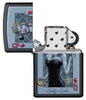 Lady Luck Black Matte Windproof Lighter Online Only