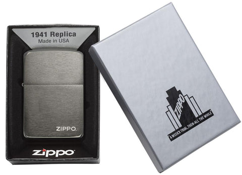 24096,  Black Ice 1941 Replica with Zippo logo