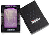 New York City High Polish Purple Design Windproof Lighter