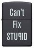 Can´t Fix Stupid