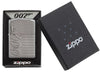 29550, James Bond Pattern & Logo, Deep Carve Engraving, High Polish Chrome, Armor Case