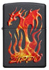 Zippo Flaming Dragon Design