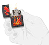 Zippo Flaming Dragon Design