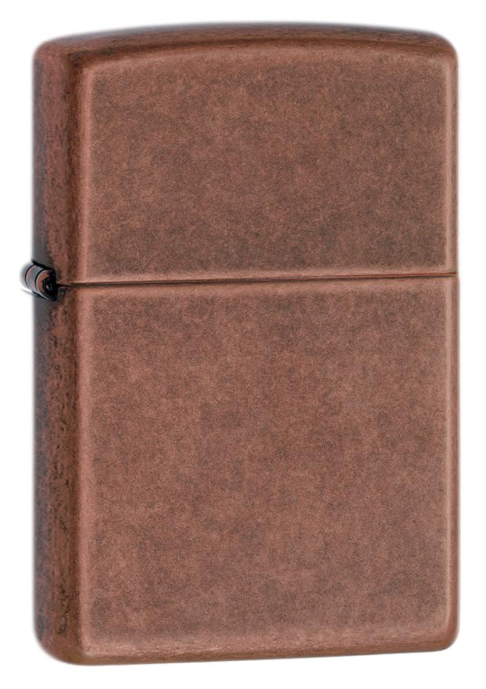 301FB- Antique Copper Winproof Zippo Lighter, Classic Case