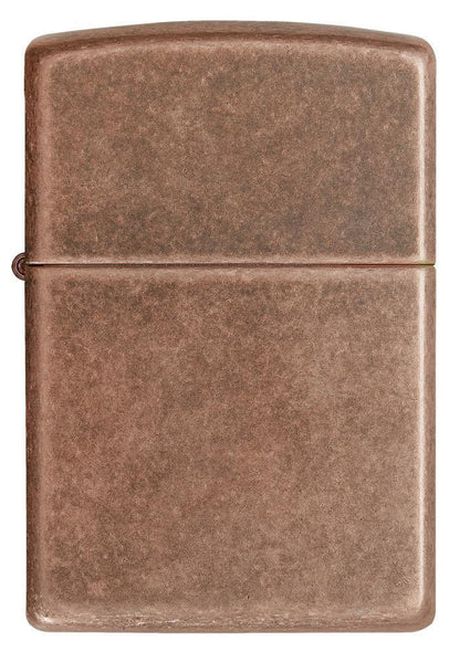 301FB- Antique Copper Winproof Zippo Lighter, Classic Case