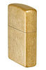 Tumbled Brass Base Model Windproof Lighter