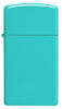 Slim® Flat Turquoise Windproof Lighter Base Model