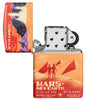 540° Mars Design White Matte Windproof Lighter Online Only