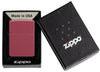 Zippo Lighter Soft Fireplace Red Brick Base Model in Opened Packaging