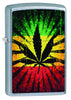 Rastafari Design Street Chrome Windproof Lighter