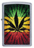 Rastafari Design Street Chrome Windproof Lighter