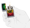 Rastafari Design Street Chrome Windproof Lighter