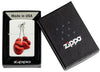 Zippo Lighter white with red boxing gloves in black gift box